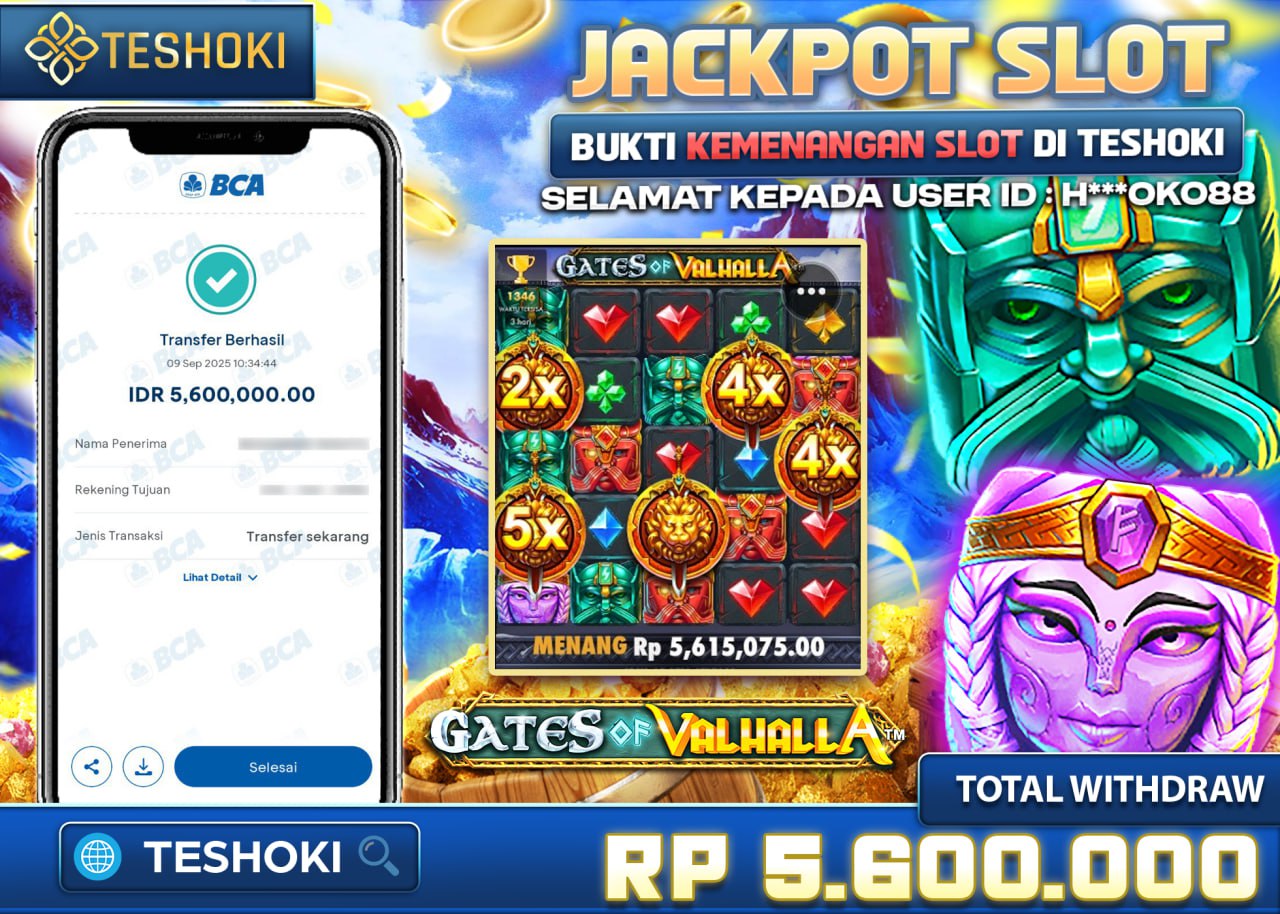 H***OKO88 JACKPOT GATES OF VALHALLA Rp 5.600.000 - LUNAS