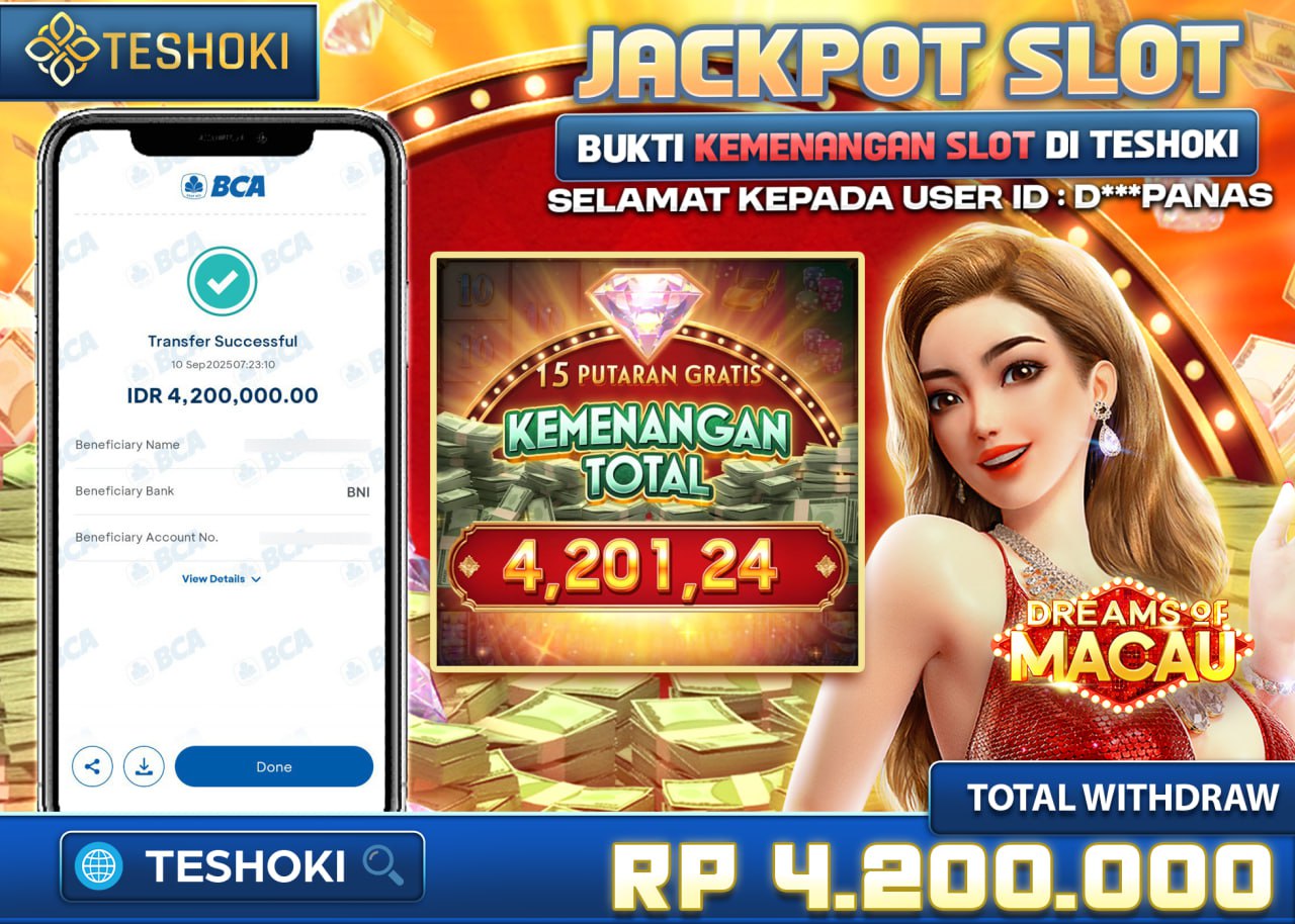 D***PANAS JACKPOT DREAMS OF MACAU Rp 4.200.000 - LUNAS