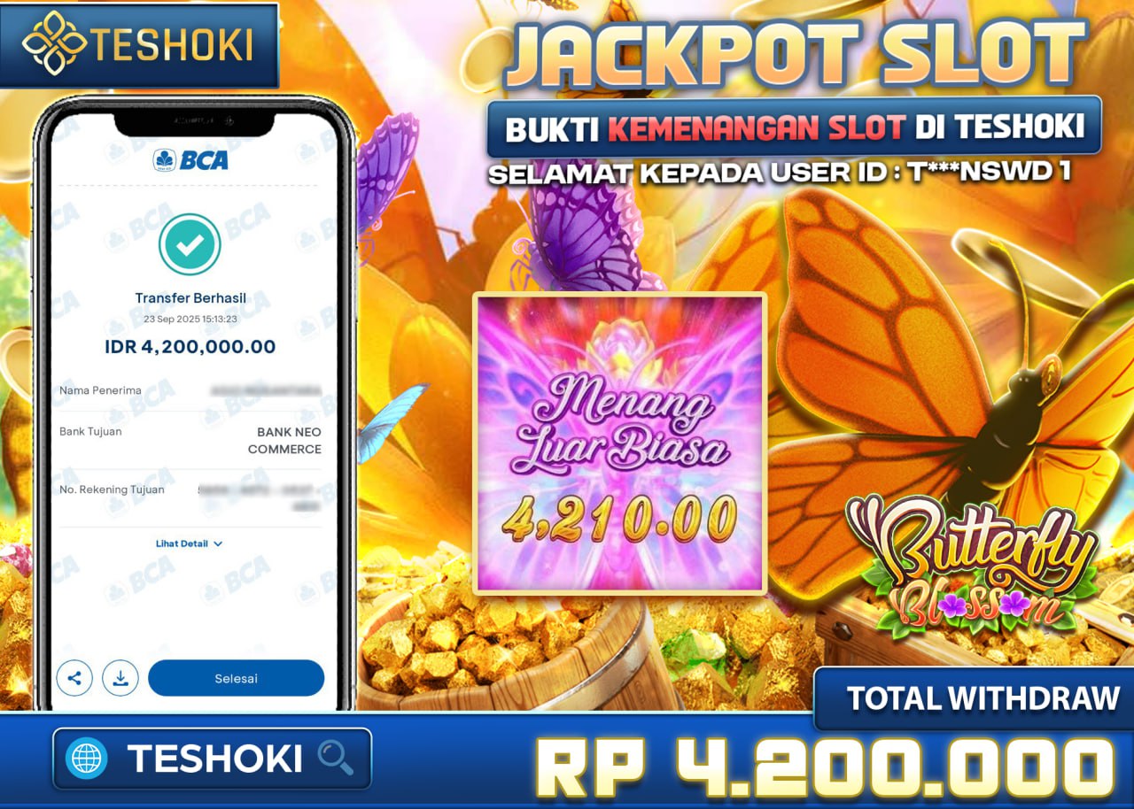 T***NSWD1 JACKPOT BUTTERFLY Rp 4.200.000 - LUNAS
