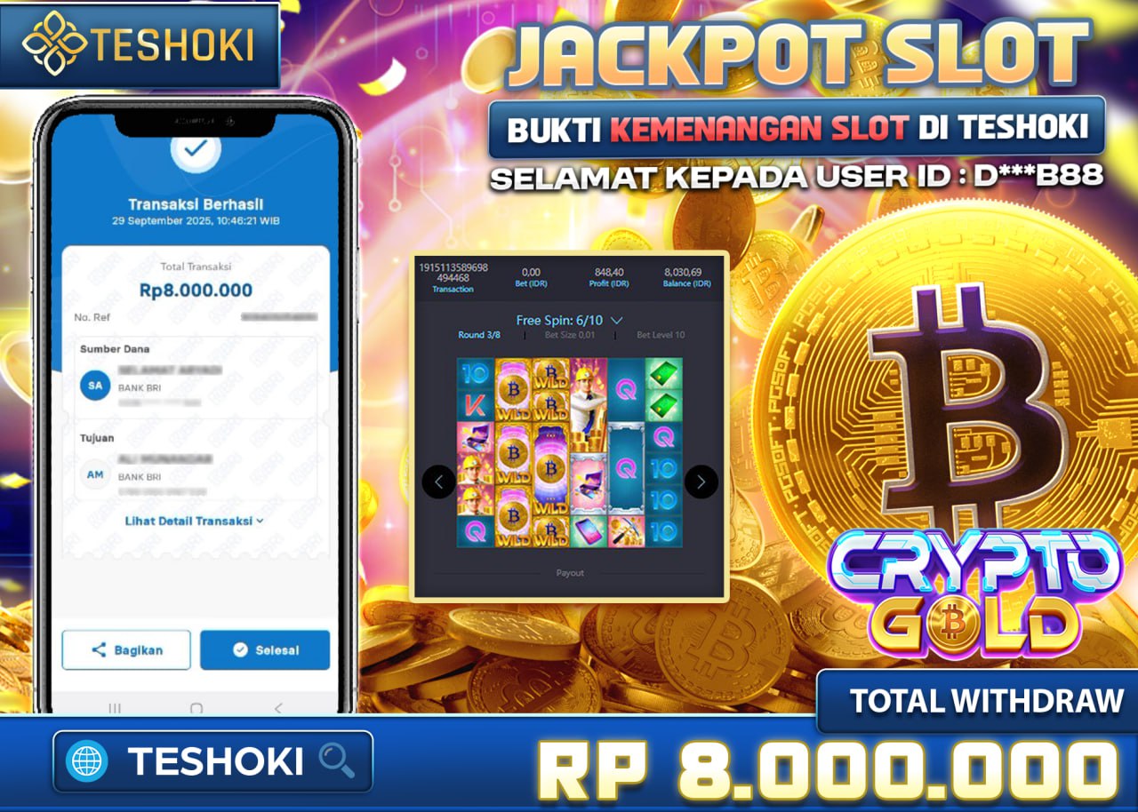D***B88 JACKPOT CRYPTO GOLD Rp 8.000.000 - LUNAS