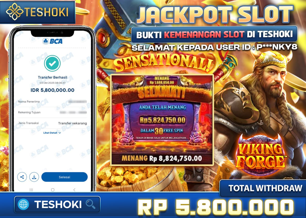 P***NKY8 JACKPOT VIKING FORGE Rp 5.800.000 - LUNAS